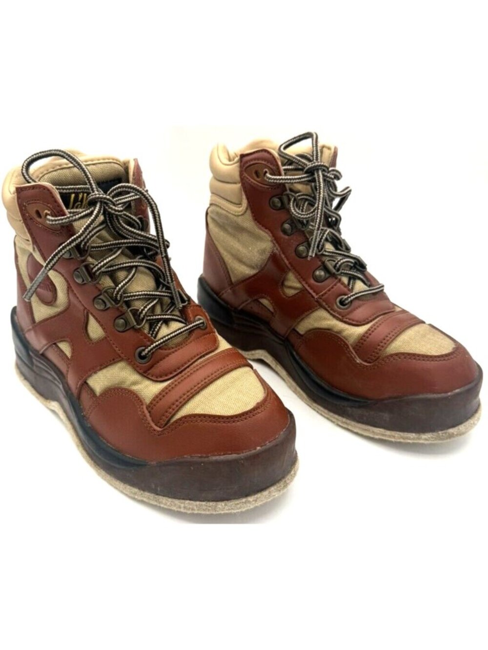 Hodgman Lakestream Fly Fishing Lace Up Boots (Size 7) Tan/Brown